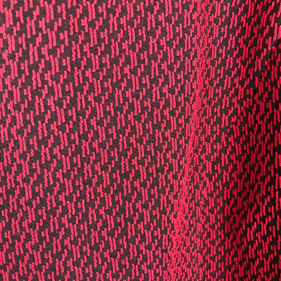 NWT Perceptions Red Cozy Knit Open Front Textured Layer Cardigan Sweater Plus 3X - Picture 3 of 10